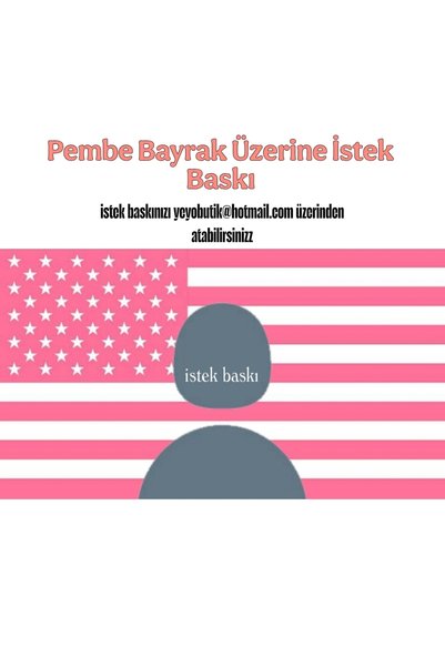 Genel Markalar İstek Görsel Baskı Bayrak 70x105cm