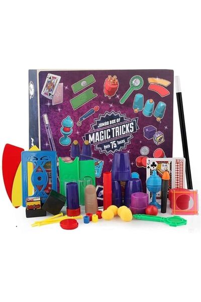 GENERAL 75Pcs Professional Magic Trick Kit for Kids and Adults, Magician Set ...