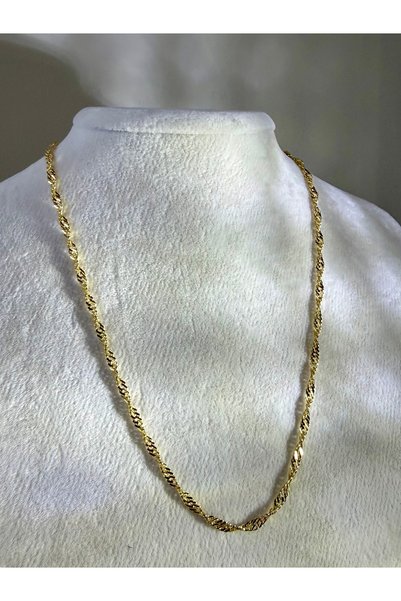 Merishe Jewerly قلادة ذهبية ملتوية من Xuping