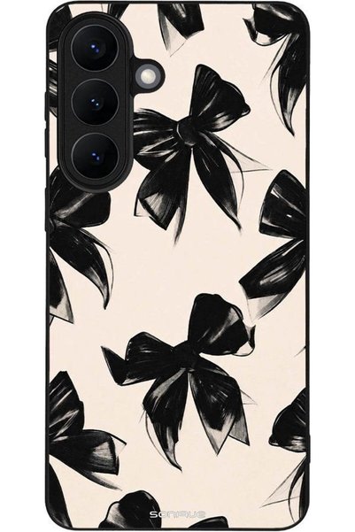 Sonique Θήκη Σειράς Diva για Samsung Galaxy S26 Plus Μαύροι Φιόγκοι