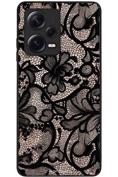 Sonique Θήκη Σειράς Diva για Xiaomi Redmi Note 12 Pro Plus Μαύρη Δαντέλα