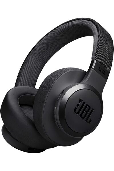 By.HARMAN JBL سماعات رأس لاسلكية JBL LIVE 770NC فوق الأذن مع خاصية إلغاء الضو...