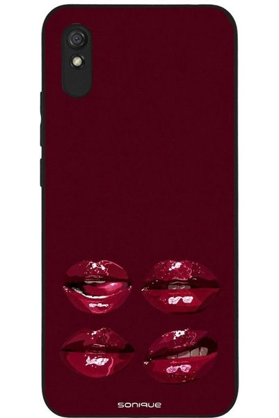 Sonique Θήκη Σειράς Diva για Xiaomi Redmi 9A / Redmi 9AT Κόκκινα Χείλη