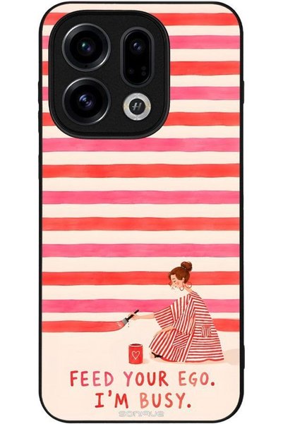 Sonique Σειρά Stripe Stories Θήκη για Oppo Find X9 5G Ταΐστε το Αυτοάγνωστό σας