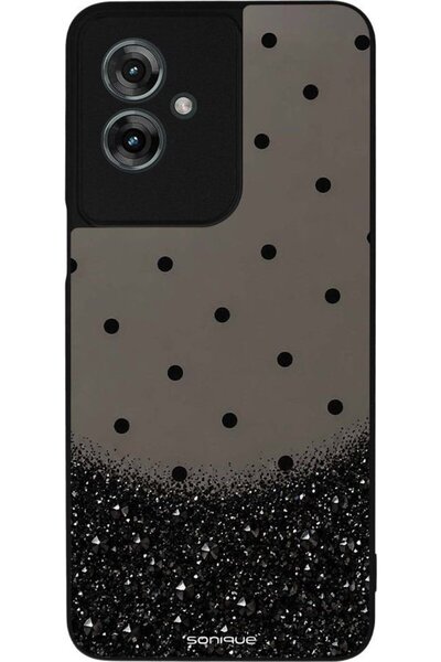 Sonique Θήκη Σειράς Diva για Motorola Moto G55 5G με Πουά και Γκλίτερ