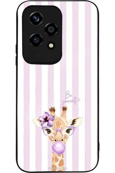 Sonique Σειρά Ιστοριών Ρίστρεϊ Θήκη για Honor 200 Lite 5G Λιλά-Καμηλοπάρδαλη ...