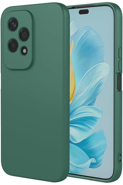 GENERAL غطاء حماية متوافق مع هاتف Honor 200 Lite، مصنوع من السيليكون مع بطانة...
