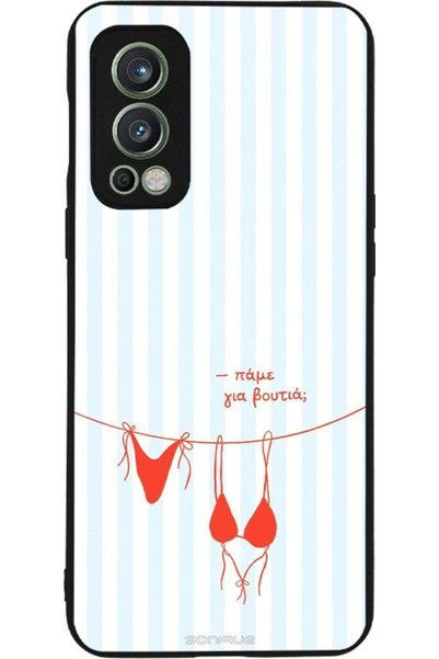 Sonique Σειρά Stripe Stories Θήκη για Oneplus Nord 2 5G Ας καταδύσουμε;