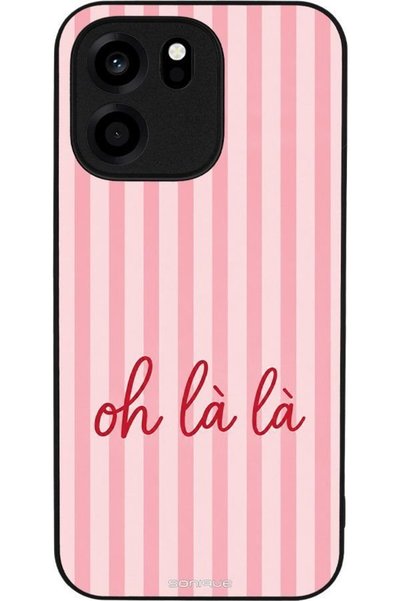 Sonique Θήκη Σειράς Stripe Stories για Oneplus Nord Ce 6 5G Oh La La - Ροζ