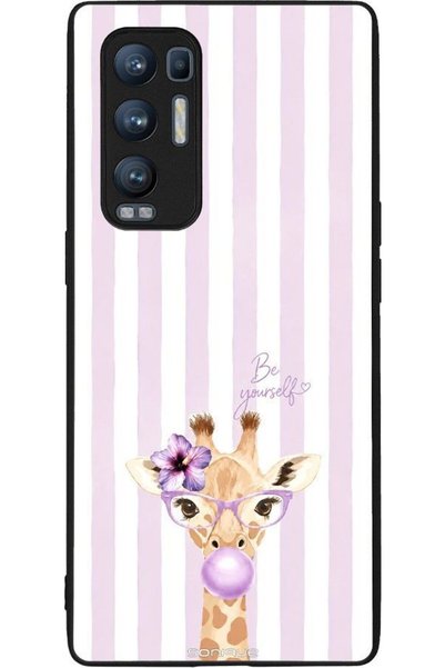 Sonique Σειρά Stripe Stories Θήκη για Oppo Find X3 Neo 5G Λιλά-Καμηλοπάρδαλη ...