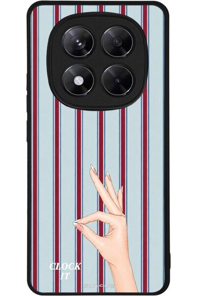 Sonique Σειρά Stripe Stories Θήκη για Xiaomi Redmi Note 14 Pro Plus 5G Clock It