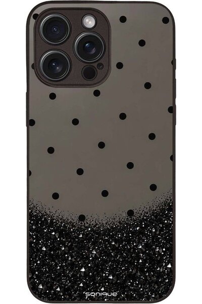Sonique Θήκη Σειράς Diva για Apple iPhone 15 Pro Max με Πουά και Γκλίτερ
