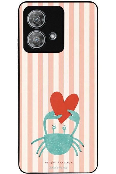 Sonique Σειρά Stripe Stories Θήκη για Motorola Edge 40 Neo 5G Καβούρι