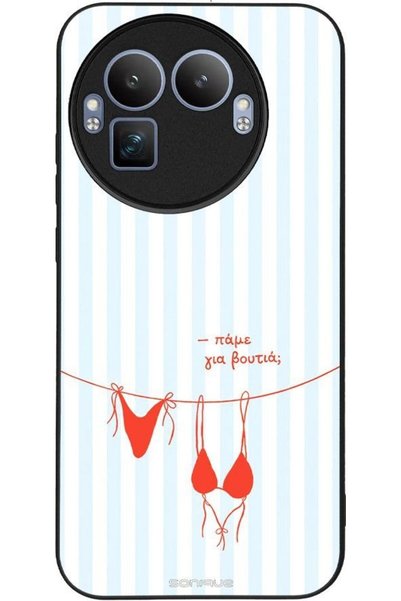 Sonique Σειρά Stripe Stories Θήκη για Realme GT 8 Pro 5G Πάμε για κολύμπι;