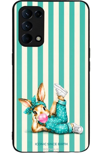 Sonique Σειρά Stripe Stories Θήκη για Oppo Find X3 Lite 5G Εμβληματικό Κουνελάκι