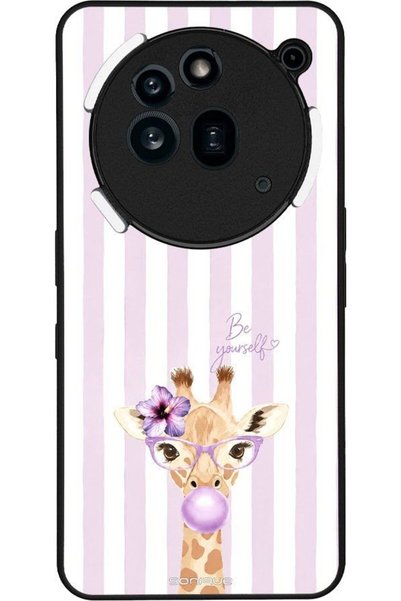 Sonique Θήκη Σειράς Stripe Stories για Nothing Phone 3a Pro Λιλά-Καμηλοπάρδαλ...