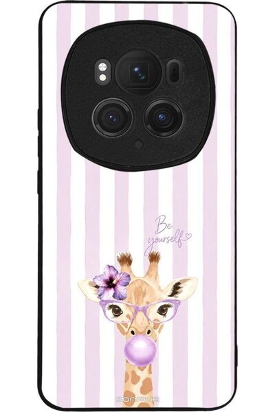Sonique Σειρά Stripe Stories Θήκη για Honor Magic6 Pro 5G Λιλά-Καμηλοπάρδαλη ...