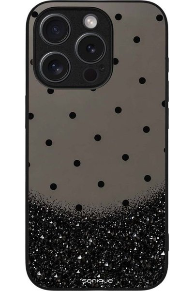 Sonique Θήκη Σειράς Diva για Apple iPhone 15 Pro με Πουά και Γκλίτερ