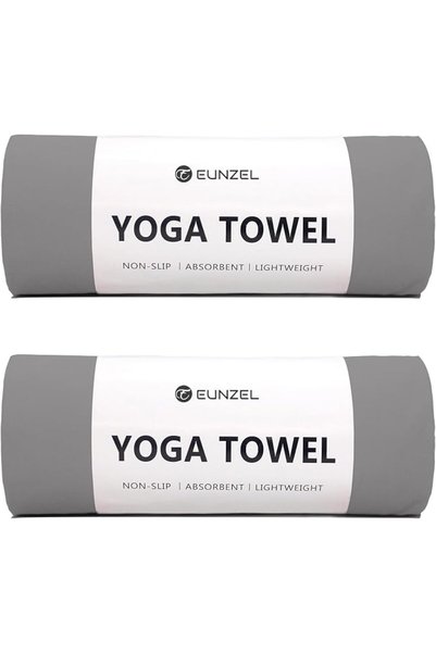 GENERAL Eunzel Yoga Towel,Hot Yoga Mat Towel - Sweat Absorbent Non-Slip for H...