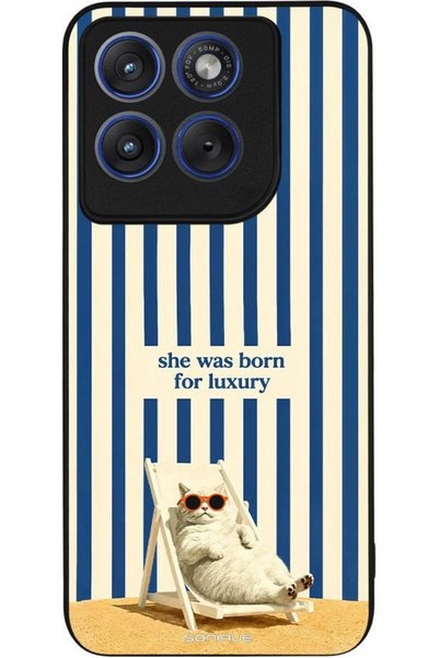 Sonique Σειρά Stripe Stories Θήκη για Motorola Edge 70 Fusion 5G Γεννημένη γι...