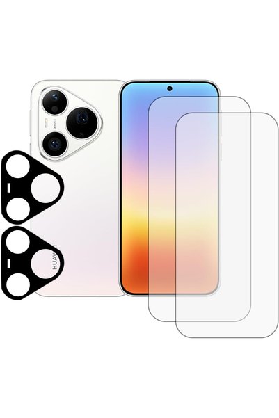 Moninsta Silk Print Tempered Glass Protector Compatible with Huawei Pura 90 Pro