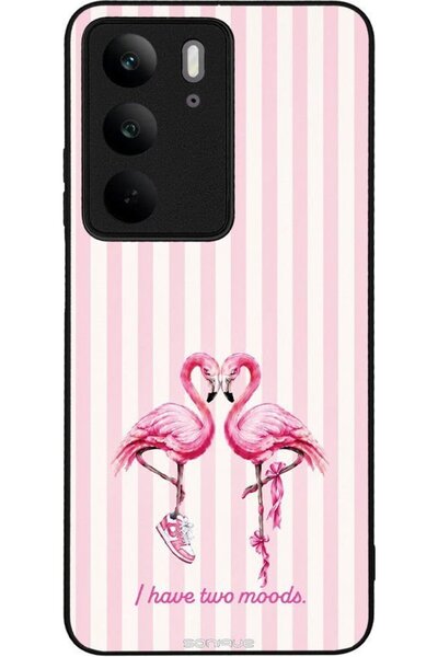 Sonique Σειρά Stripe Stories Θήκη για Realme C75 4G / Realme 14X 5G Φλαμίνγκο