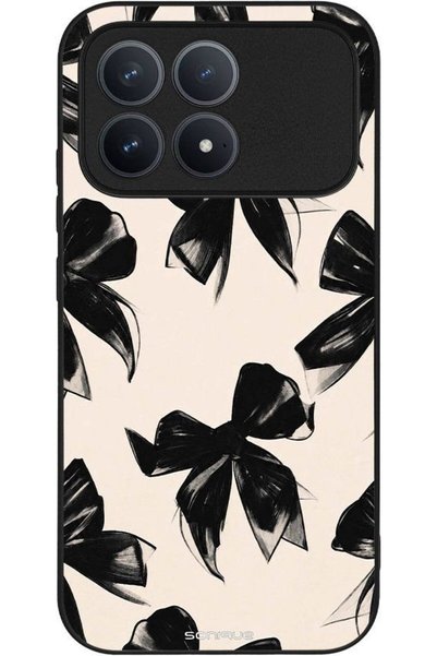 Sonique Θήκη Σειράς Diva για Xiaomi Poco F8 Pro 5G Μαύροι Φιόγκοι