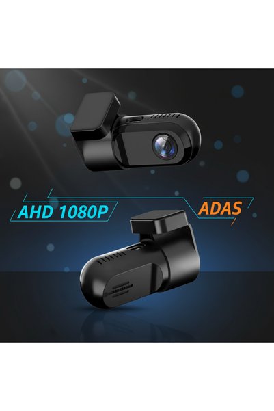 EXVOL ARAÇ İÇİ DVR KAMERA 1080P FHD ADAS ÖZELLİKLİ USB ANDROİD EKRAN UYUMU
