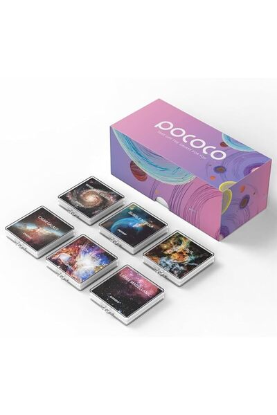 pococo جهاز عرض النجوم، مصباح كوكبي قابل لإعادة الشحن مع أقراص بدقة 5K عالية ...