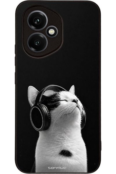 Sonique Ανδρική Έκδοση Θήκης για Honor 400 5G Audio Kitten - Λευκό