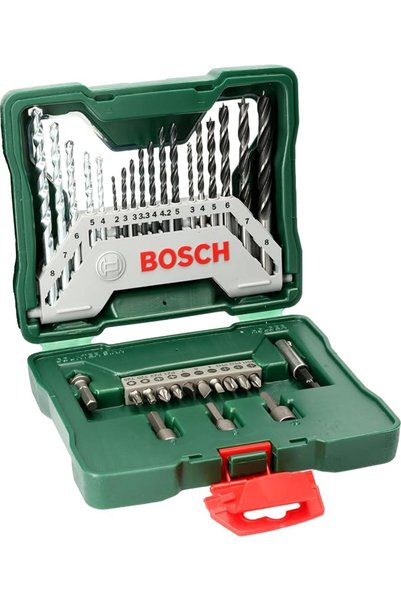 Boschen بوش 33 قطعة. مجموعة أدوات الحفر والمفك من إكس-لاين (للخشب والبناء وال...