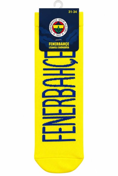Fenerbahçe جوارب مرخصة للأطفال من الجنسين، جوارب 1907، جوارب يومية صفراء، جوا...