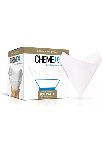 Chemex 6 Cup Paper Coffee Filters 100-Pieces