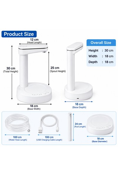 Generic Brand Automatic Electric Garment Steamer with Adjustable Stand, White...