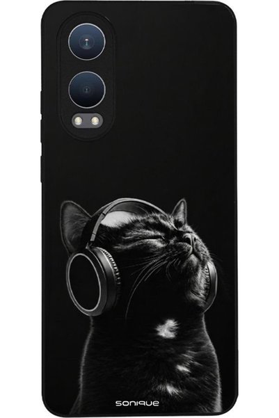 Sonique Ανδρική Έκδοση Θήκης για OnePlus Nord CE 4 Lite 5G Audio Kitten - Μαύρο