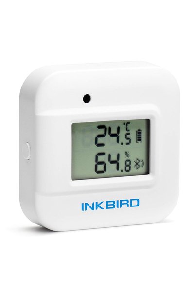 Inkbird مقياس حرارة ورطوبة ذكي IBS-TH2 PLUS، مع مسبار حرارة خارجي