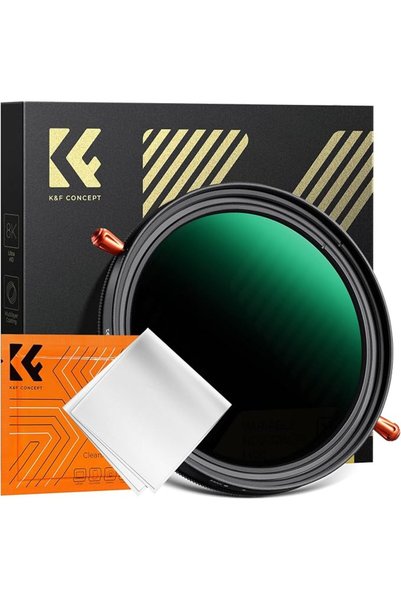 K&F CONCEPT فلتر ND متغير 82 ملم من ND2 إلى ND32 وفلتر استقطاب دائري CPL 2 في...