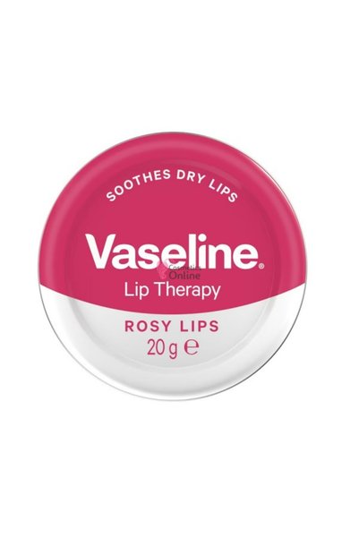 Vaseline Balsam de buze Lip Therapy Rosy Lips, cutie metalica, 20 g