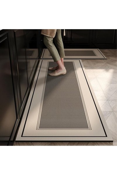 GENERAL Kitchen Mat Set of 2, Non-Slip Waterproof & Oil-proof Kitchen Rugs - ...