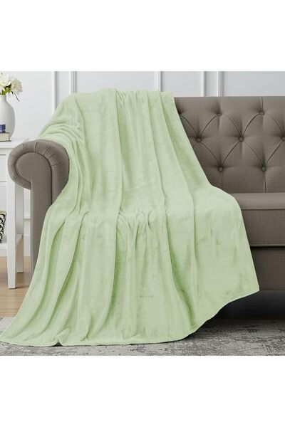 Utopia Bedding بطانية صوف UB2768 مقاس كينج بلون عاجي 300 جرام/متر مربع فاخرة ...