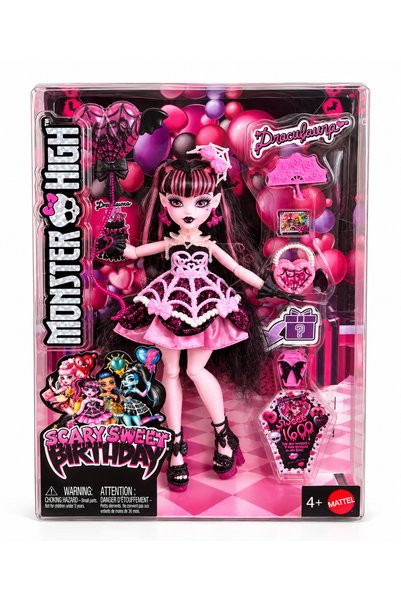 MONSTER HIGH Scary Sweet Birthday Draculaura Bebek