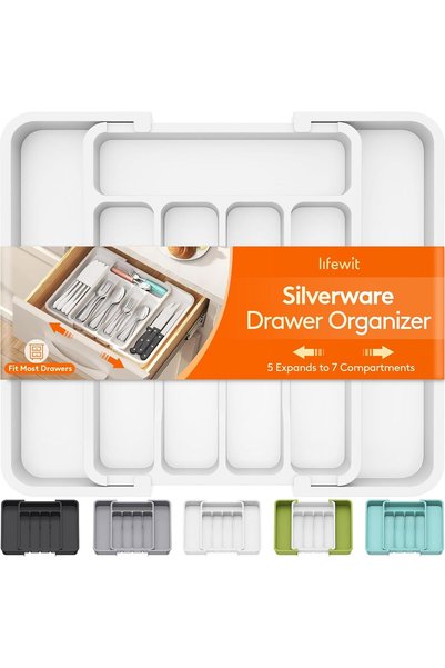 Generic Cutlery Holder Kitchen Drawer, Expandable Cutlery Organizer, Space Sa...
