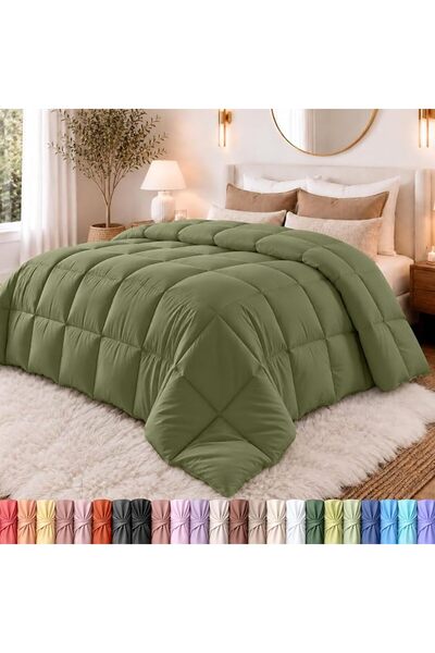 Utopia Bedding لحاف مريح لجميع المواسم 250 جرام/متر مربع - حشوة ألياف سيليكون...
