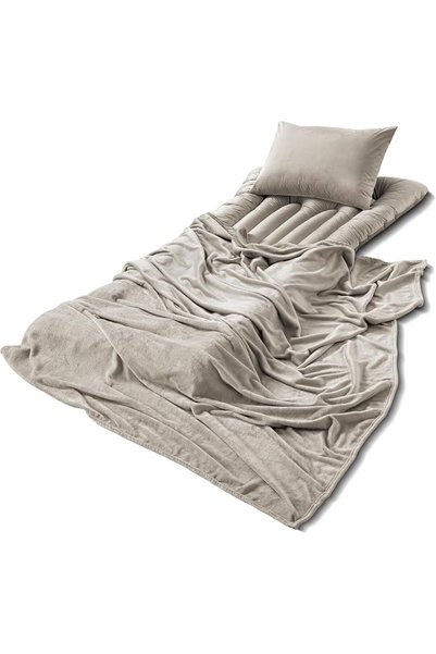 Sleep x Factory Package Guests & Trips – Portable Throw & Blanket with Pillow...