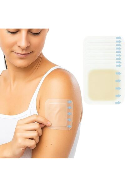KASTWAVE Wound Dressing, Thin & Flexible Hydrocolloid Bandages for Bedsore, B...