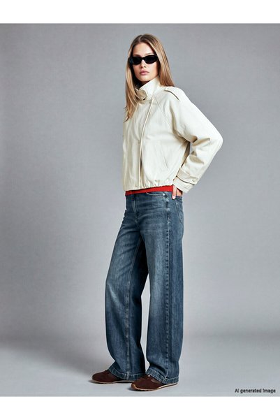 LC Waikiki بنطلون جينز نسائي من Freezen Store I High Culotte Fit
