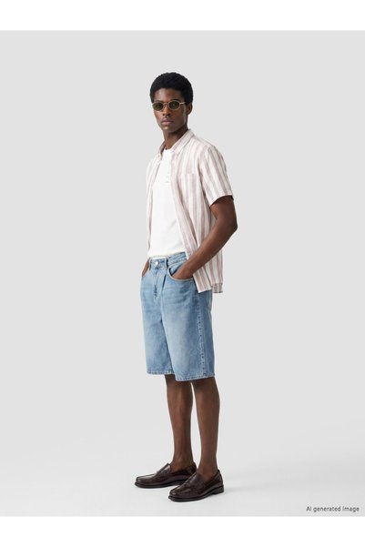 LC Waikiki XSIDELoose Fit شورت جينز للرجال