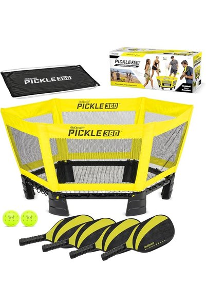 GoSports Pickle 360 Paddle Ball Game Set - Choose Original or Hardcourt - Pic...