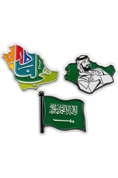 Generic ملصق هاتف محمول بتصاميم سعودية وطنية فاخرة عالي الجودة مقاوم للخدش سه...