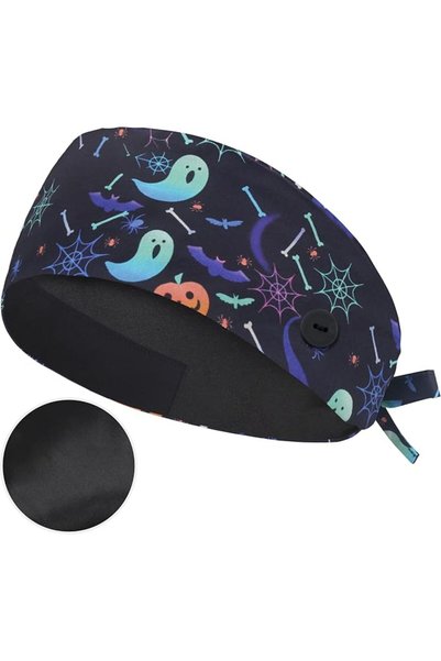 QBA Adjustable Working Cap with Button, Cotton Working Hat Sweatband, Elastic...